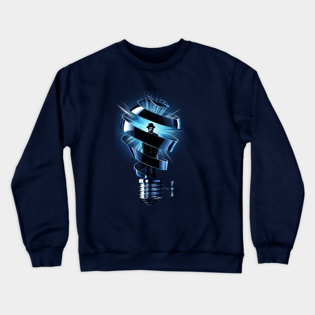 The Thinker Crewneck Sweatshirt by enkeldika2